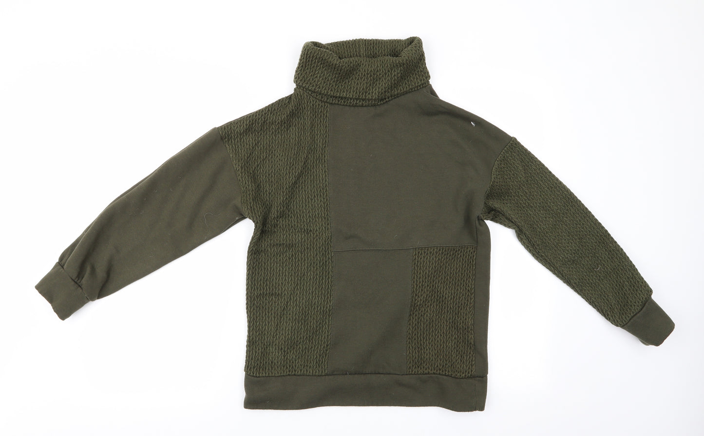 NEXT Womens Green   Pullover Jumper Size S  - Olive Green Two Tone Fabric