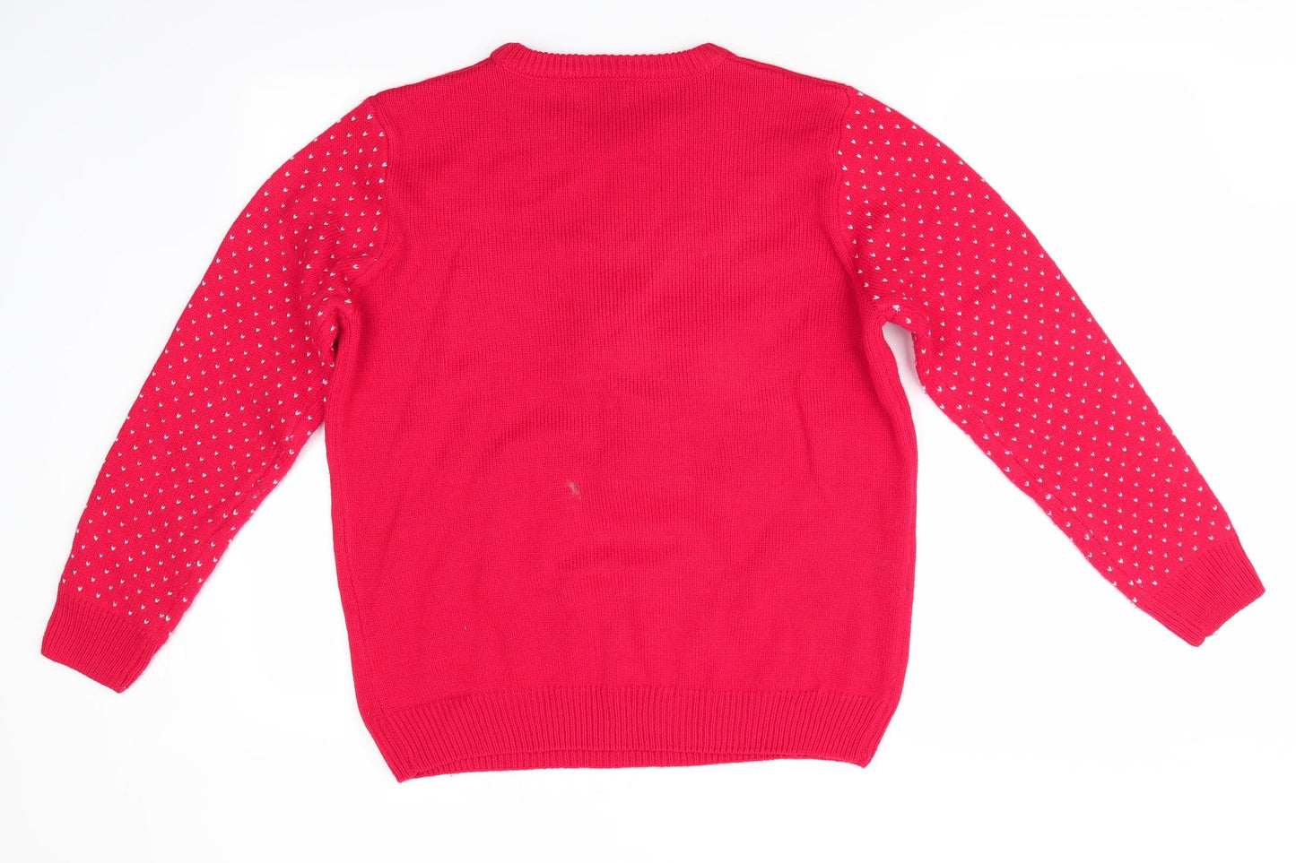 Papaya Womens Red   Pullover Jumper Size M  - Christmas Elf Jumper 3D legs & pigtails