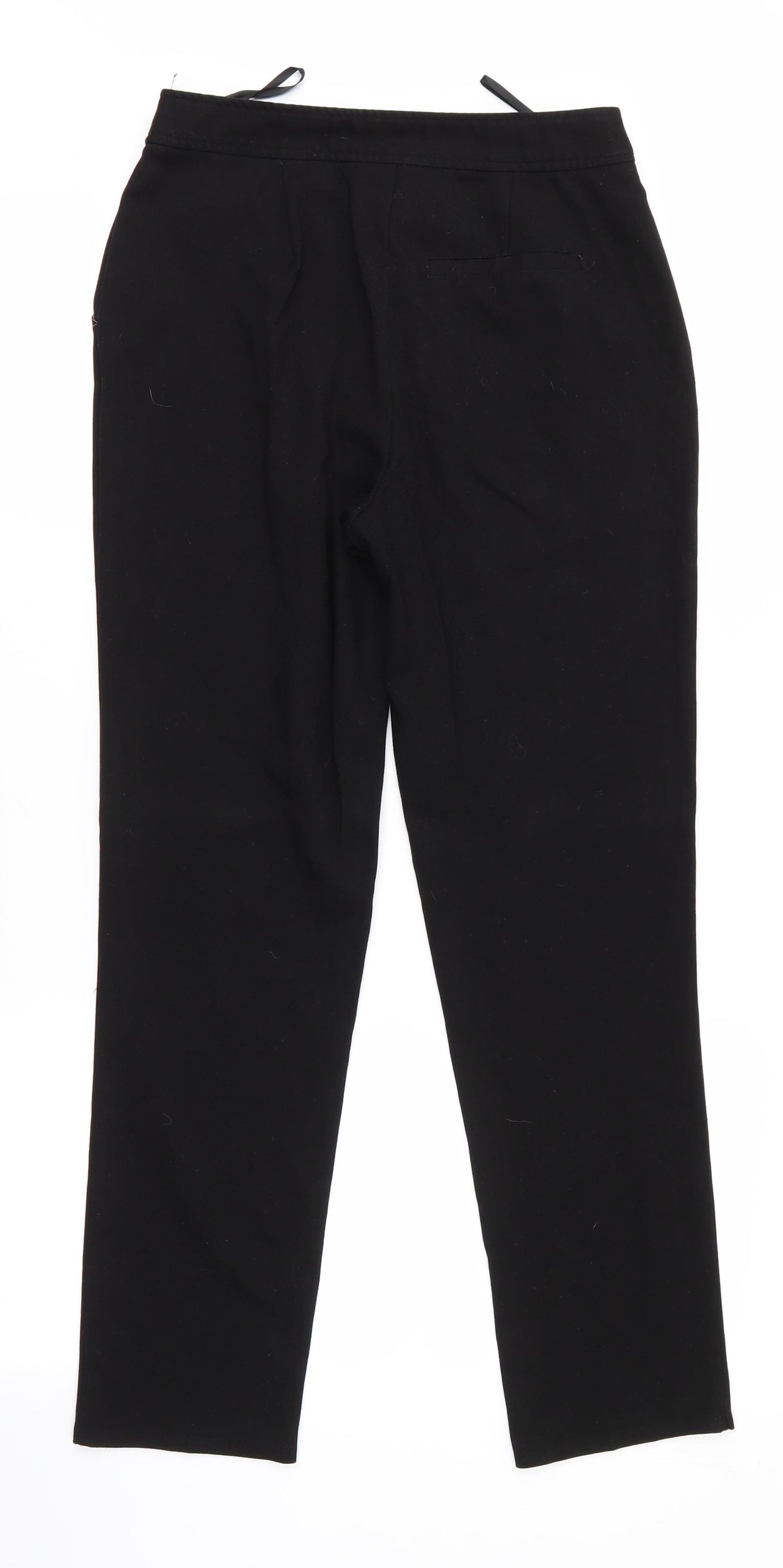 Oasis Womens Black   Trousers  Size 8 L27.5 in