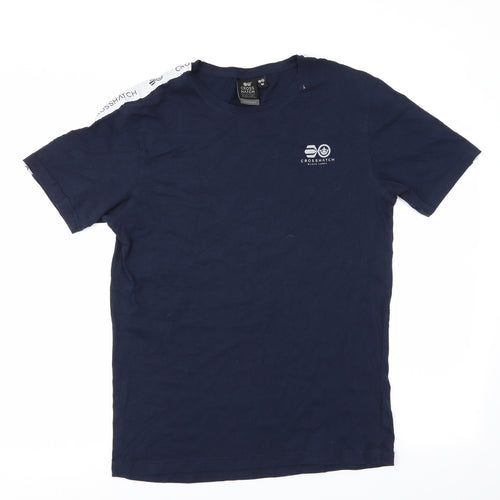 Corsshatch Mens Blue    T-Shirt Size M  - Crosshatch