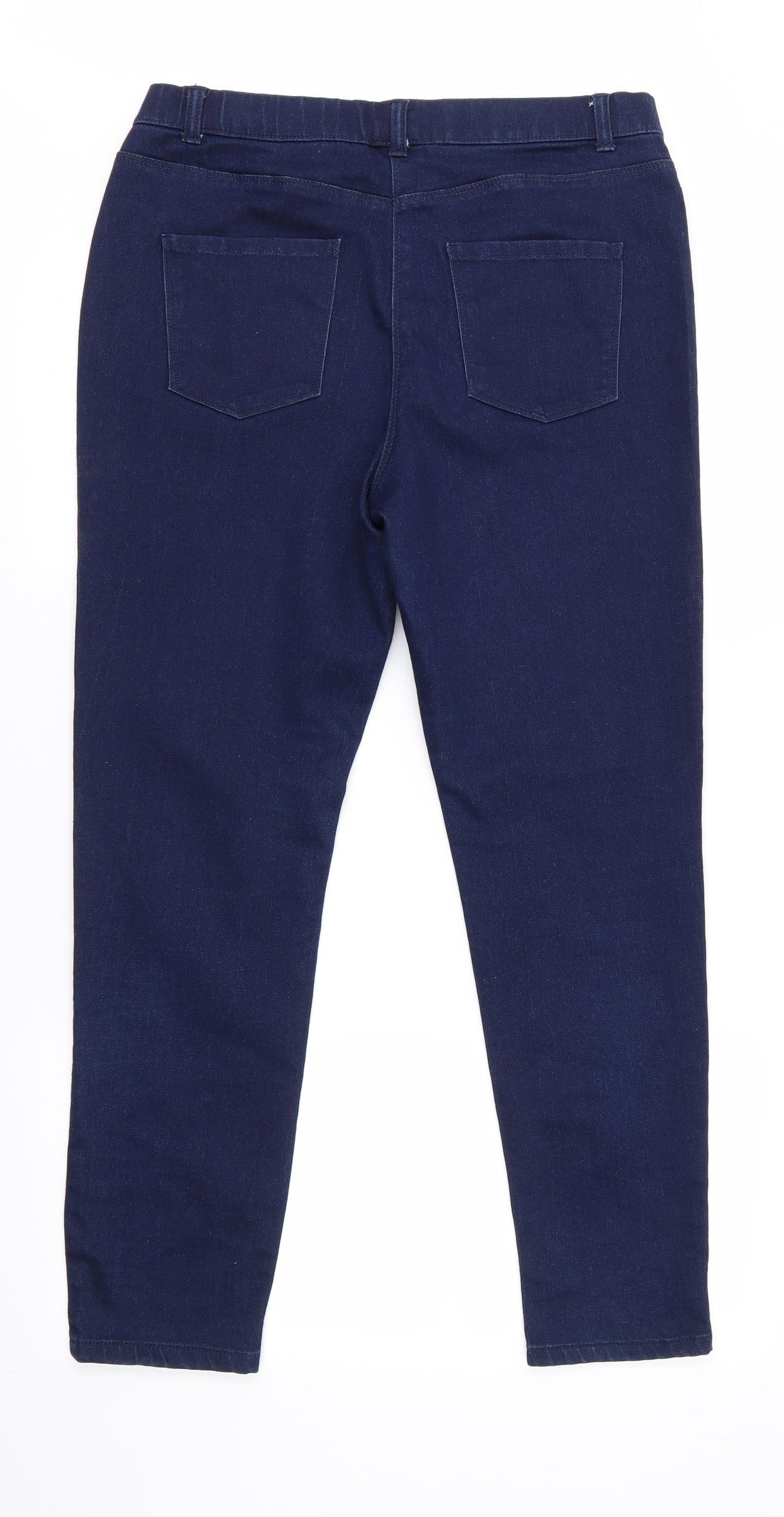 M&Co Womens Blue   Jegging Jeans Size 14 L28 in