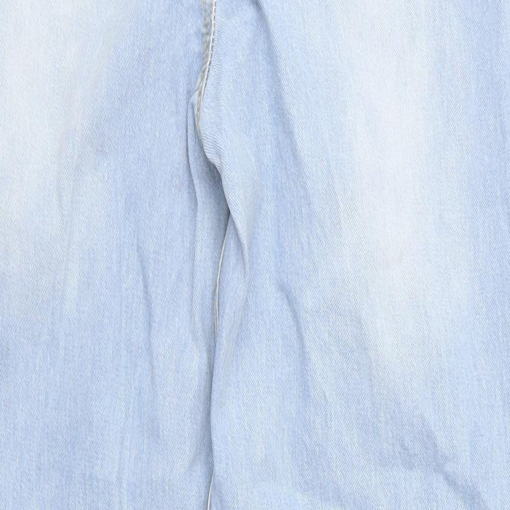 I SAW IT FIRST Womens Blue   Straight Jeans Size 10 L31 in - Wide Legged