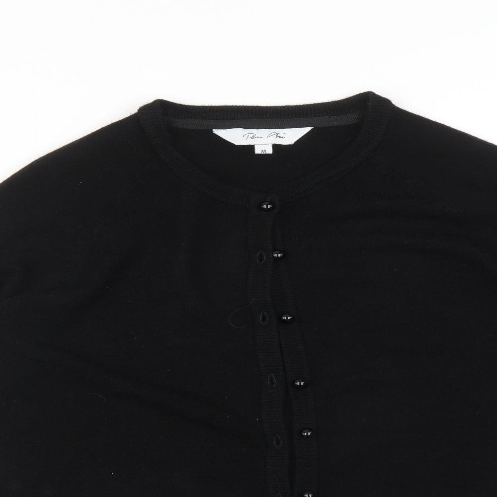 PLUM TREE Womens Black   Cardigan Jumper Size M