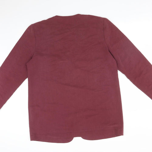 Legacy Womens Purple   Basic Button-Up Size 16