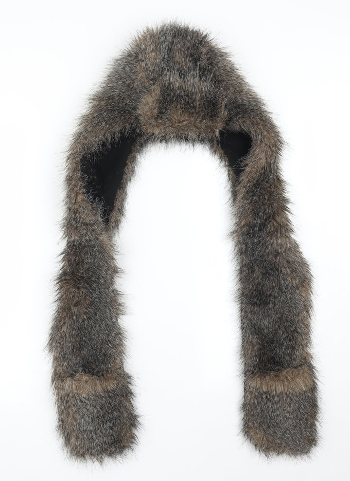 New Look Girls Multicoloured Animal Print  Scarf Scarves & Wraps One Size