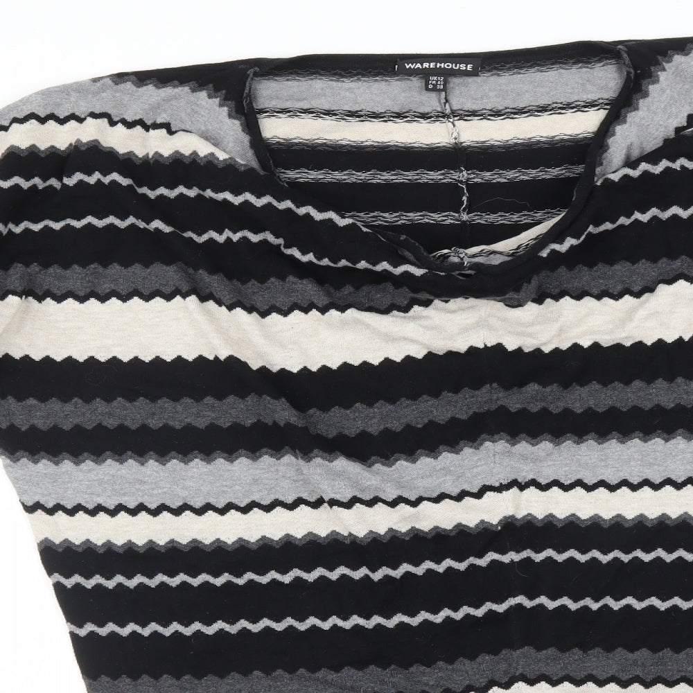Warehouse Womens Multicoloured Striped  Jumper Dress  Size 12