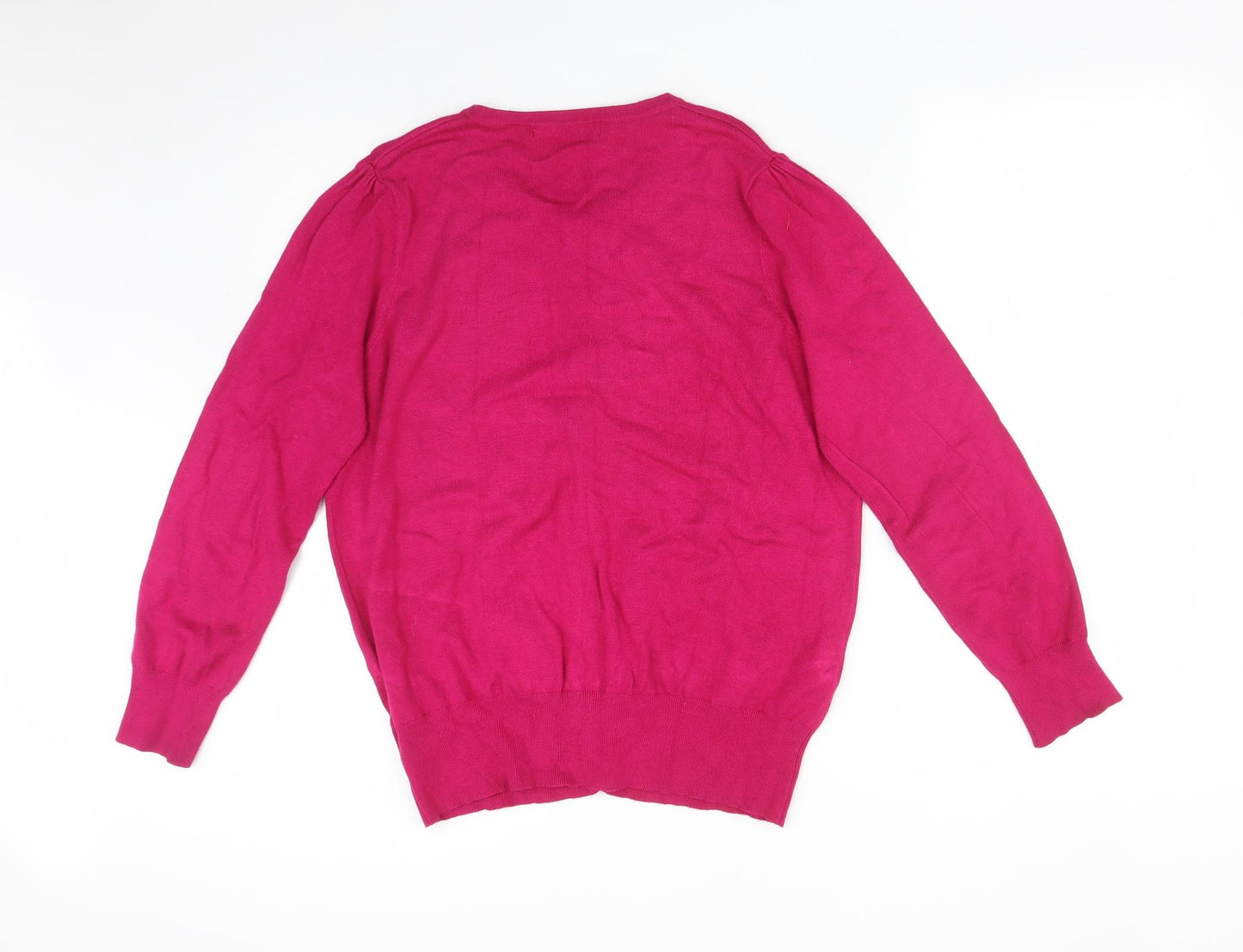 M&S Womens Pink   Cardigan Jumper Size 18