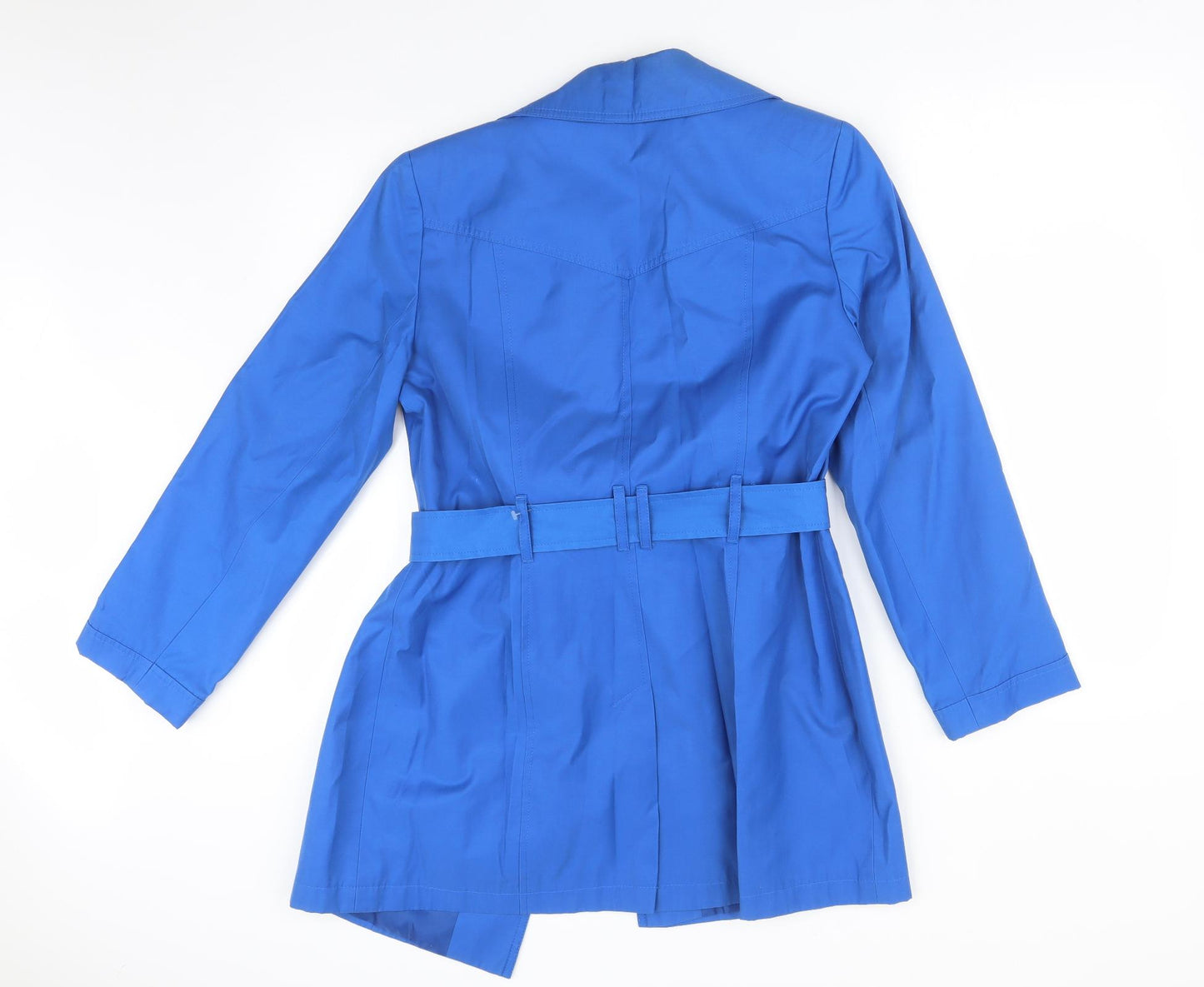 BHS Womens Blue   Trench Coat Coat Size 12