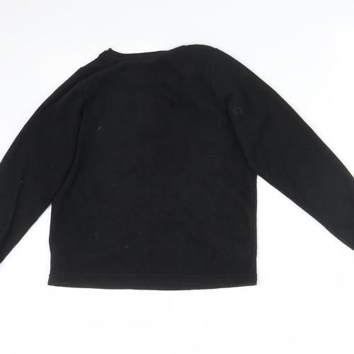 Matalan Boys Black Solid   Pyjama Top Size 12 Years  - ALL I NEED IS WIFI