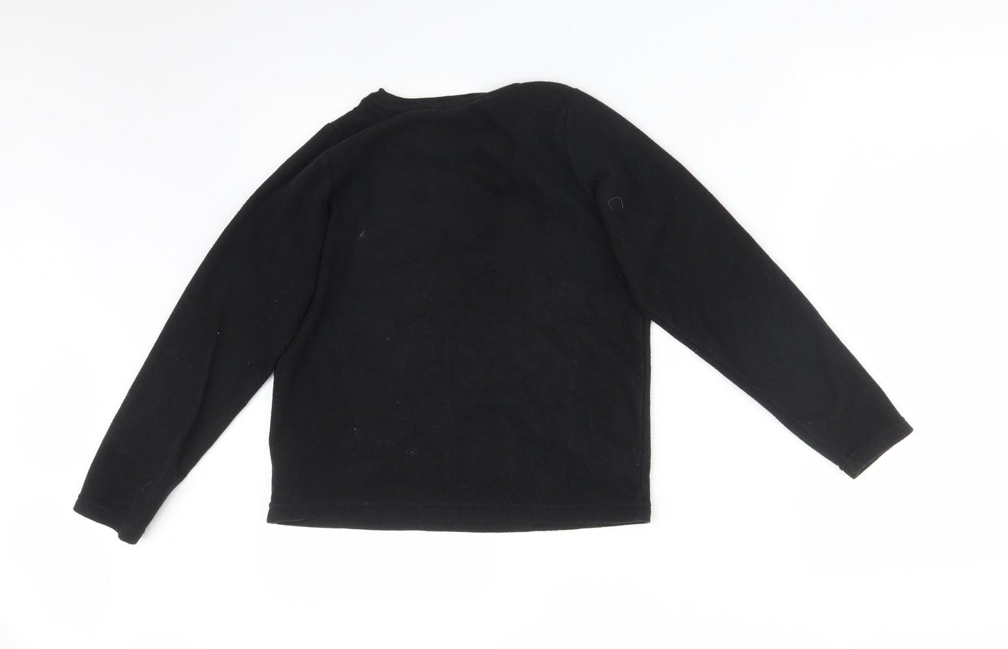 Matalan Boys Black Solid   Pyjama Top Size 12 Years  - ALL I NEED IS WIFI