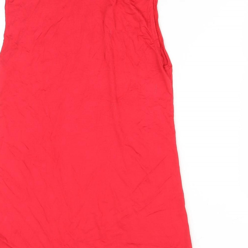 Preworn Womens Red   Basic T-Shirt Size M