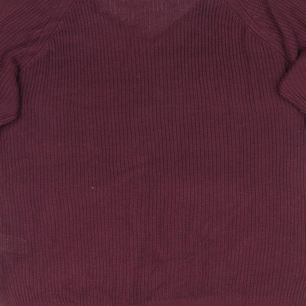 Yours Womens Purple   Basic T-Shirt Size 20