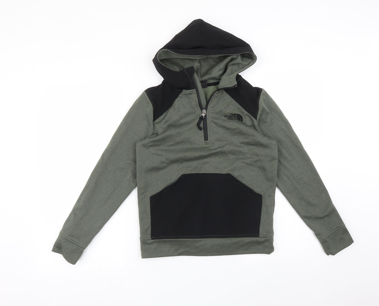 The North Face Boys Green   Pullover Hoodie Size L