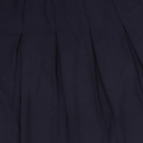 THE EDINBURGH COLLECTION Womens Blue   Pleated Skirt Size 24