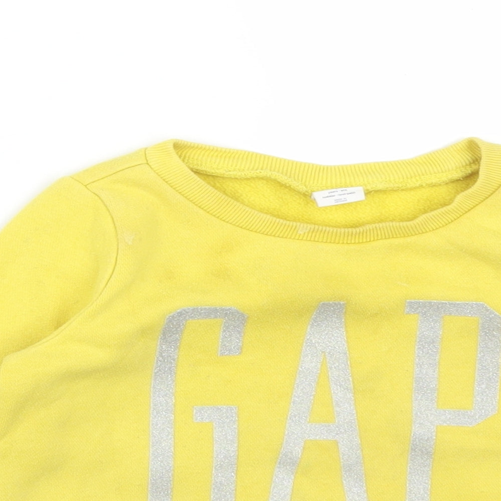 Gap Boys Yellow   Pullover Sweatshirt Size 2 Years  - GAP