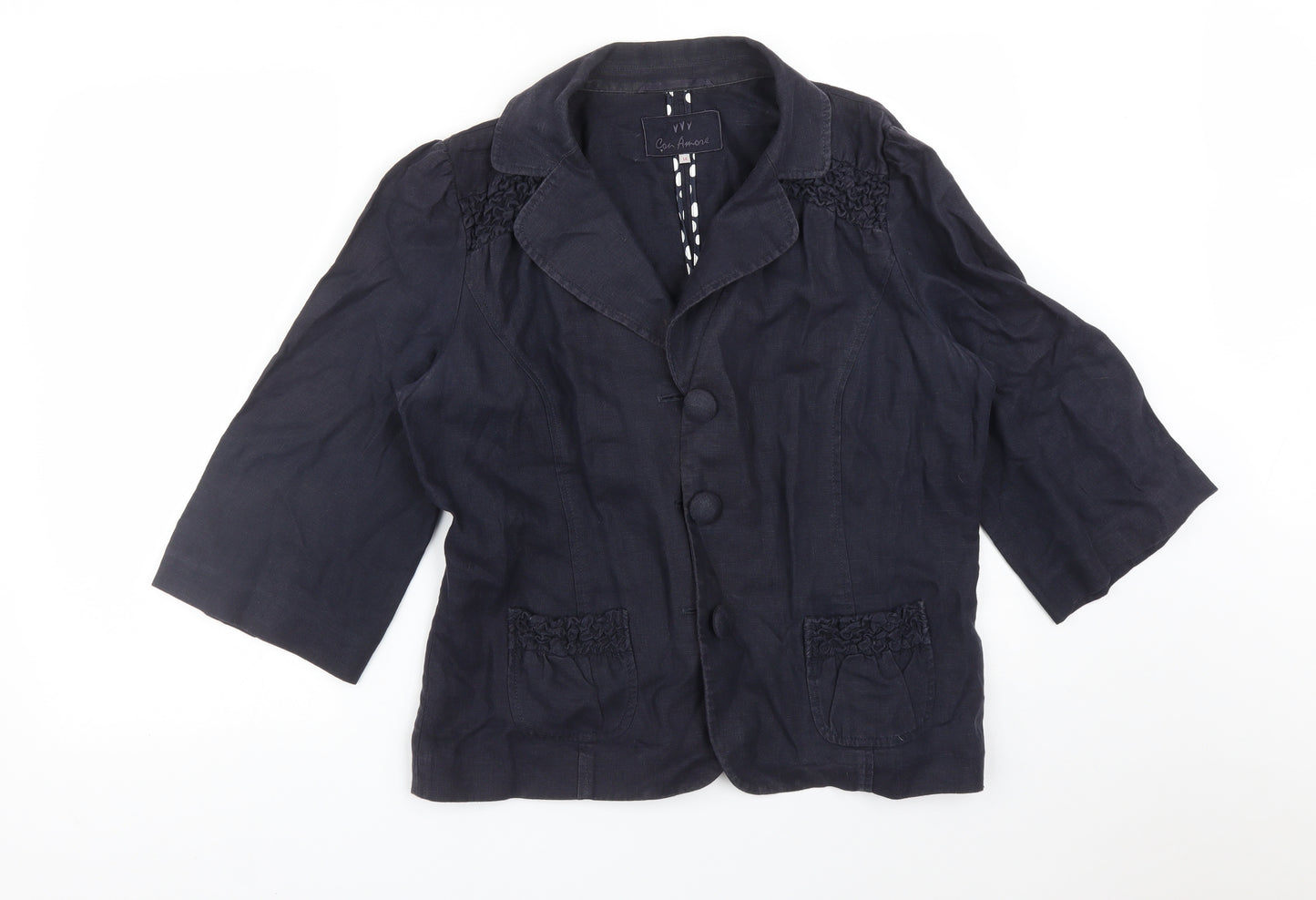 Per Una Womens Blue   Jacket Blazer Size 14