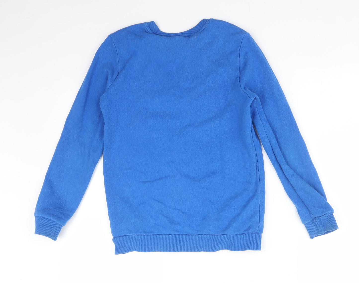 adidas Boys Blue   Pullover Sweatshirt Size 11-12 Years