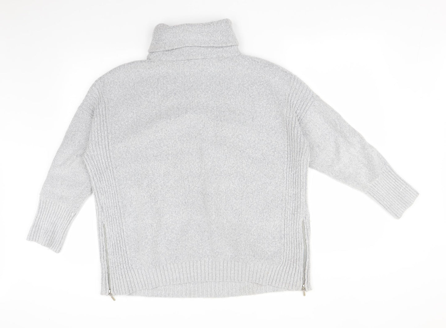 Wallis Womens Silver   Basic T-Shirt Size M