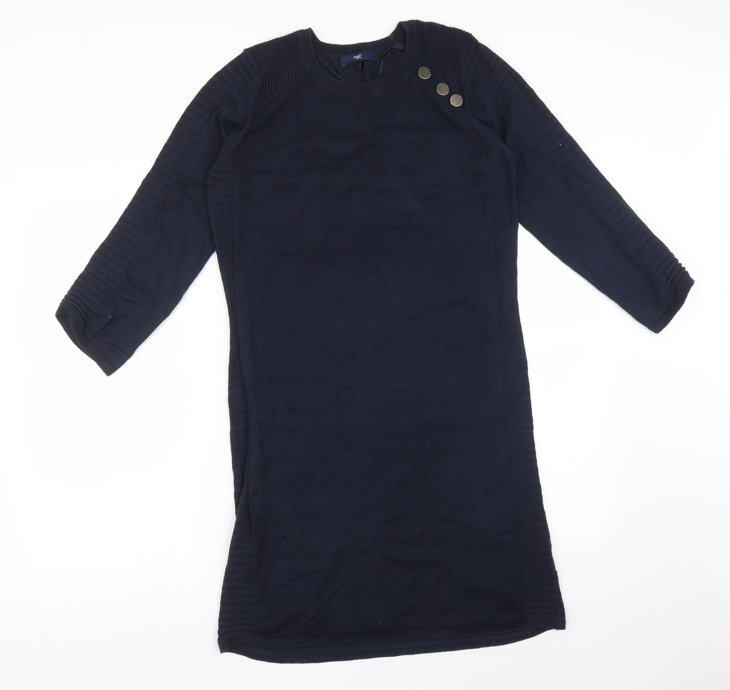 NEXT Womens Blue Striped  Jumper Dress  Size 12