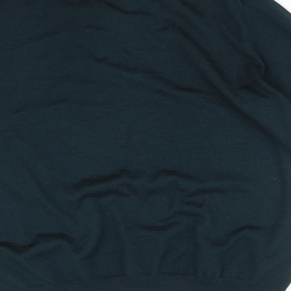 M&S Mens Green    Polo Size L