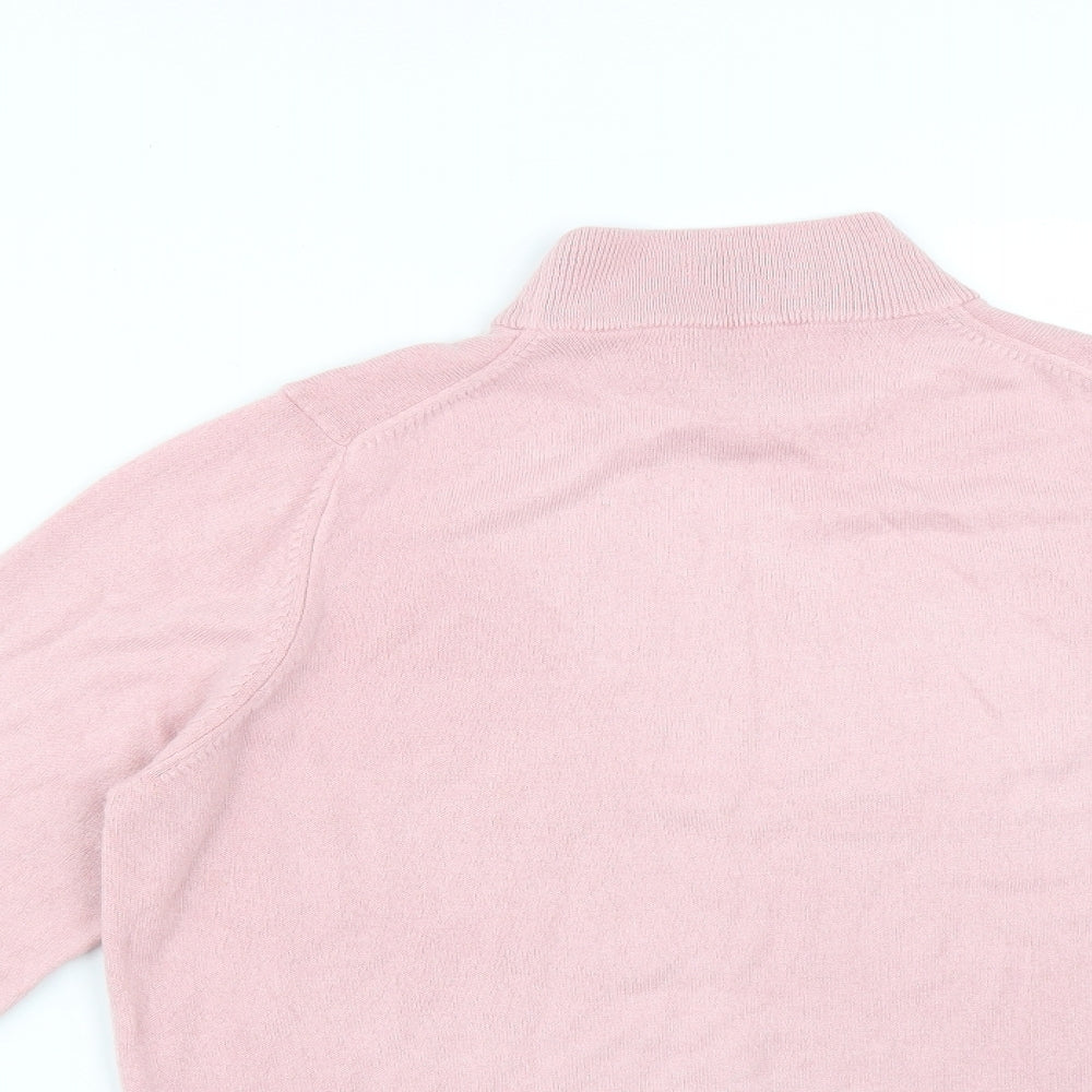 M&S Womens Pink   Basic T-Shirt Size 14