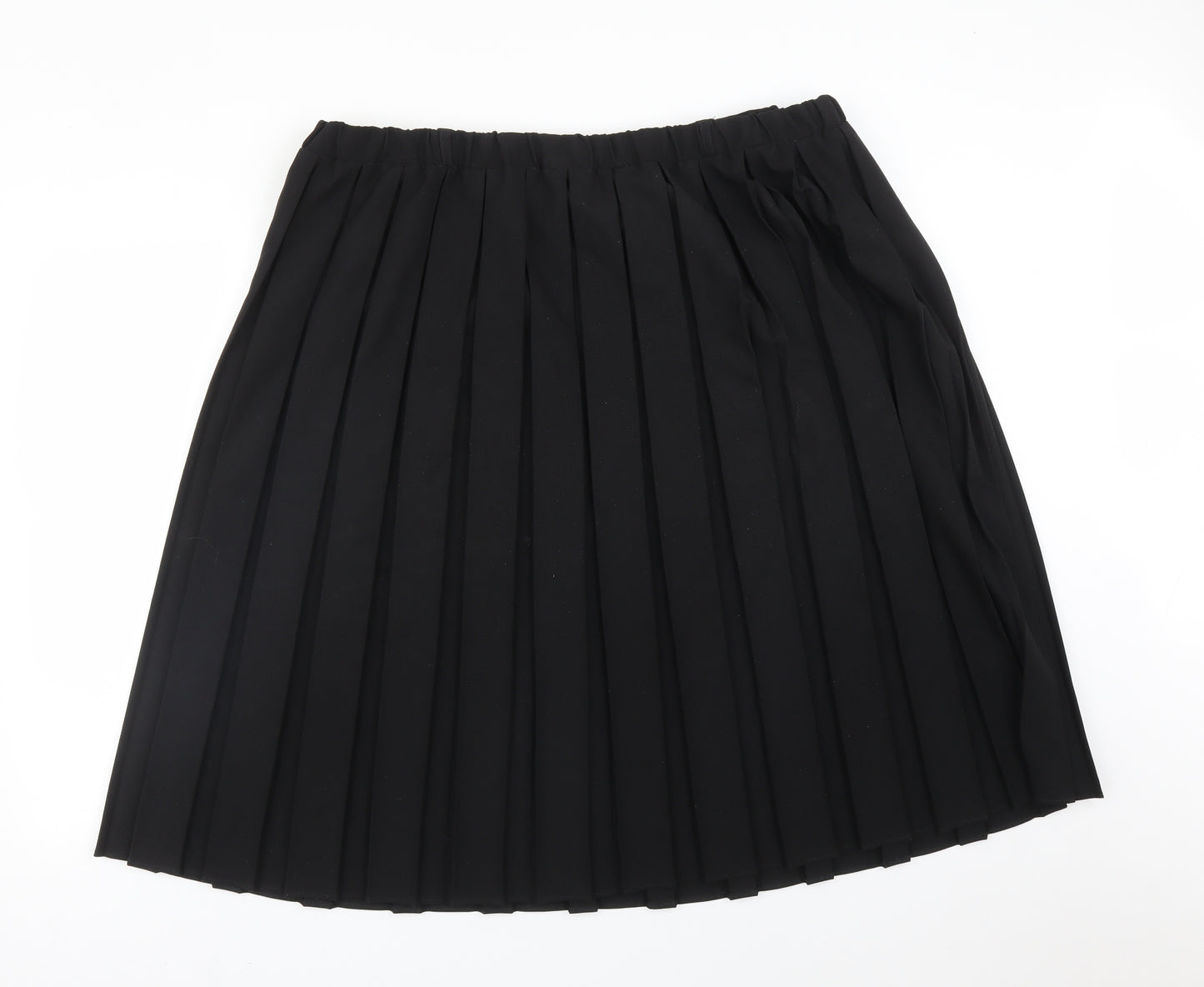BM Womens Black   Pleated Skirt Size 24