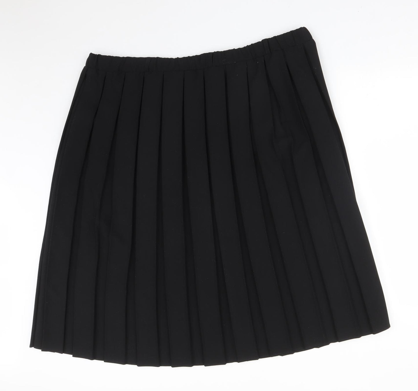 BM Womens Black   Pleated Skirt Size 24