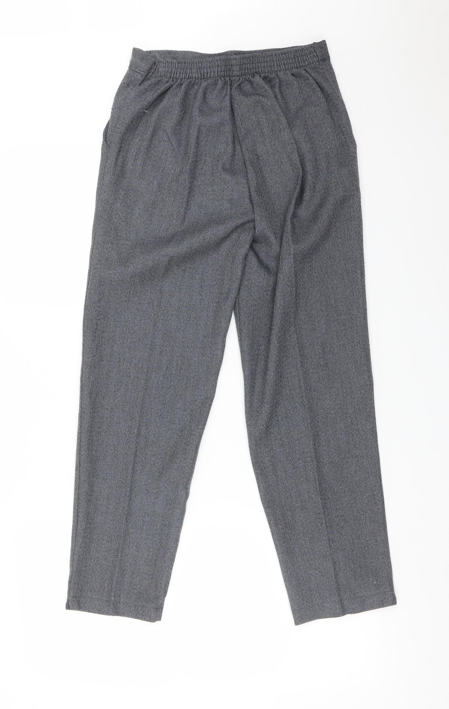 EMMA COLLECTION Womens Grey   Trousers  Size 10 L25 in