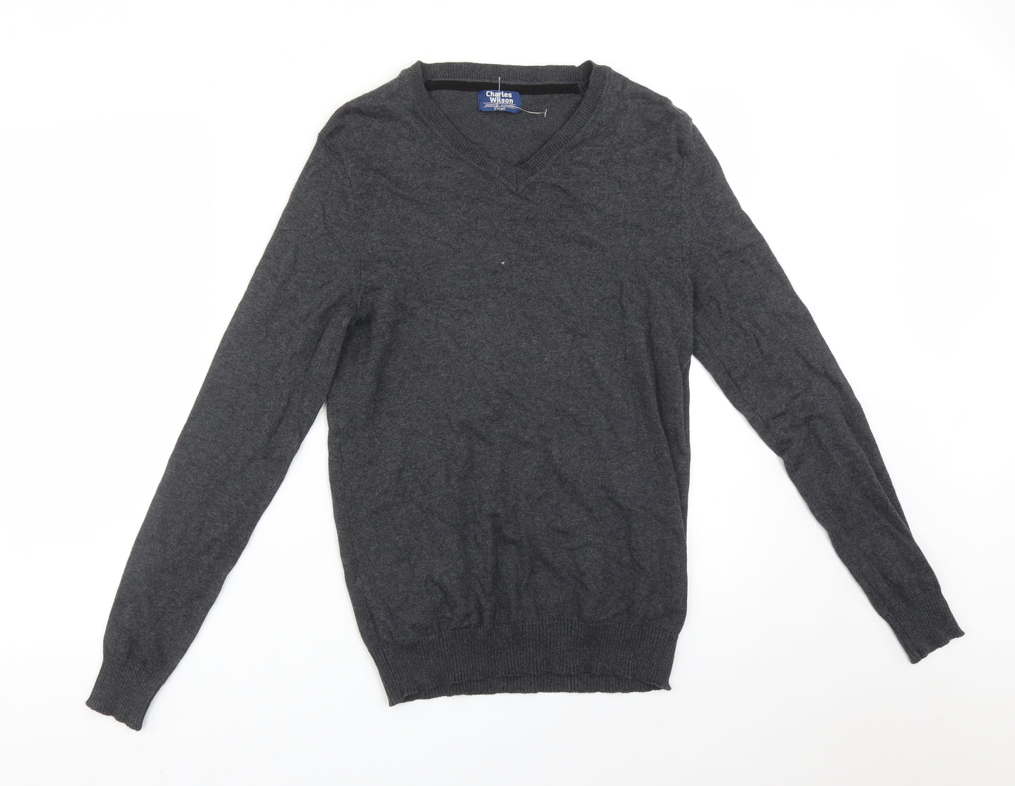 Charles Wilson Mens Grey   Pullover Sweatshirt Size S