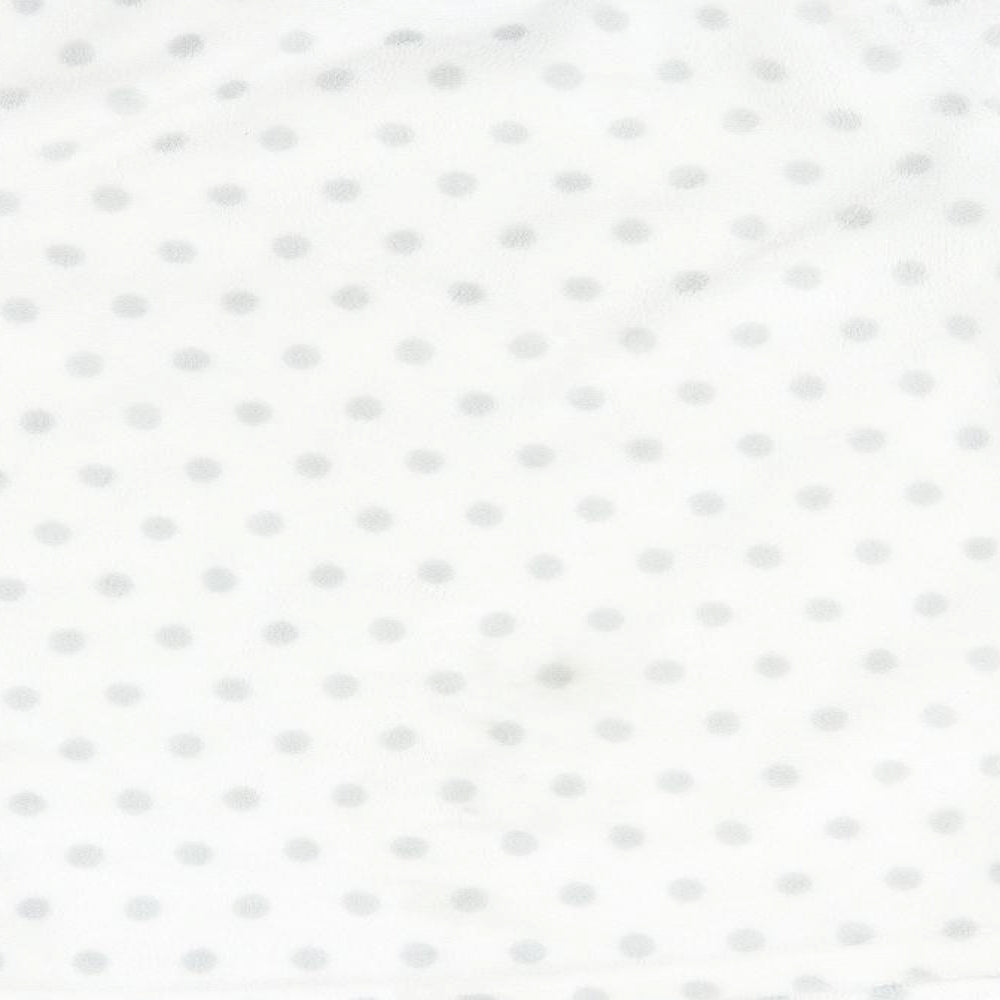Primark Girls White Polka Dot   Pyjama Top Size 11-12 Years  - PENGUINS CHILL