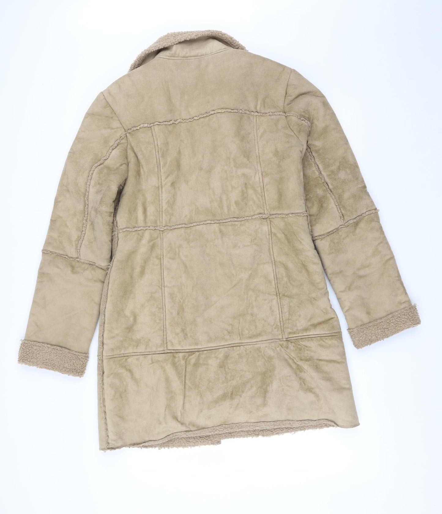 RIJO Womens Brown   Overcoat Coat Size 8