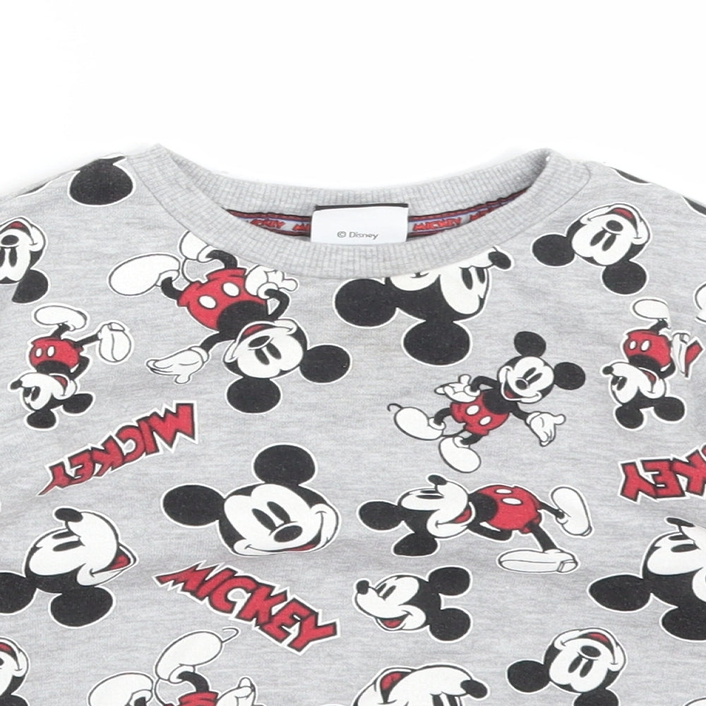 George Boys Grey   Pullover Sweatshirt Size 2-3 Years  - MICKEY MOUSE