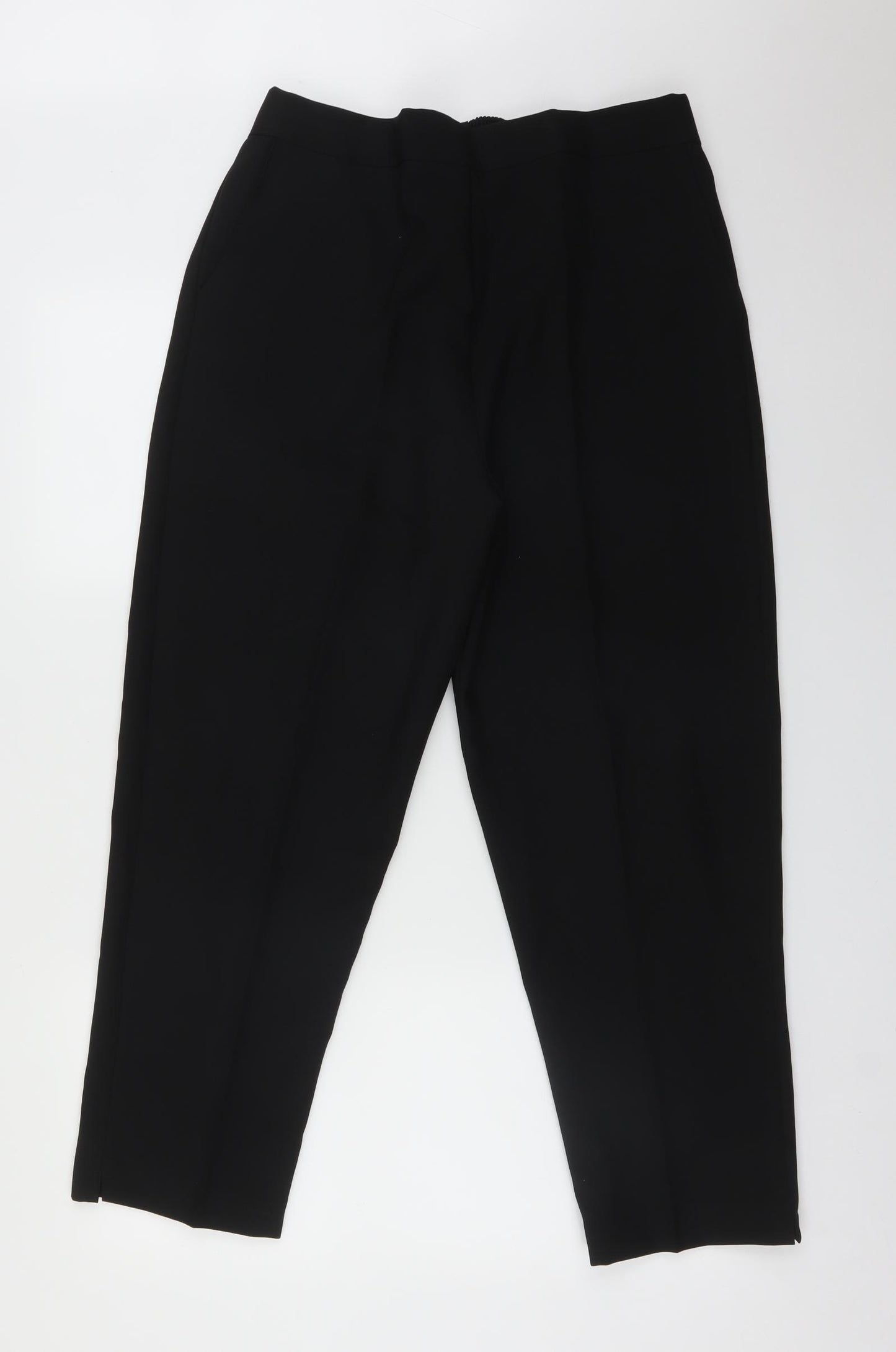 Preworn Womens Black   Trousers  Size 18 L26 in