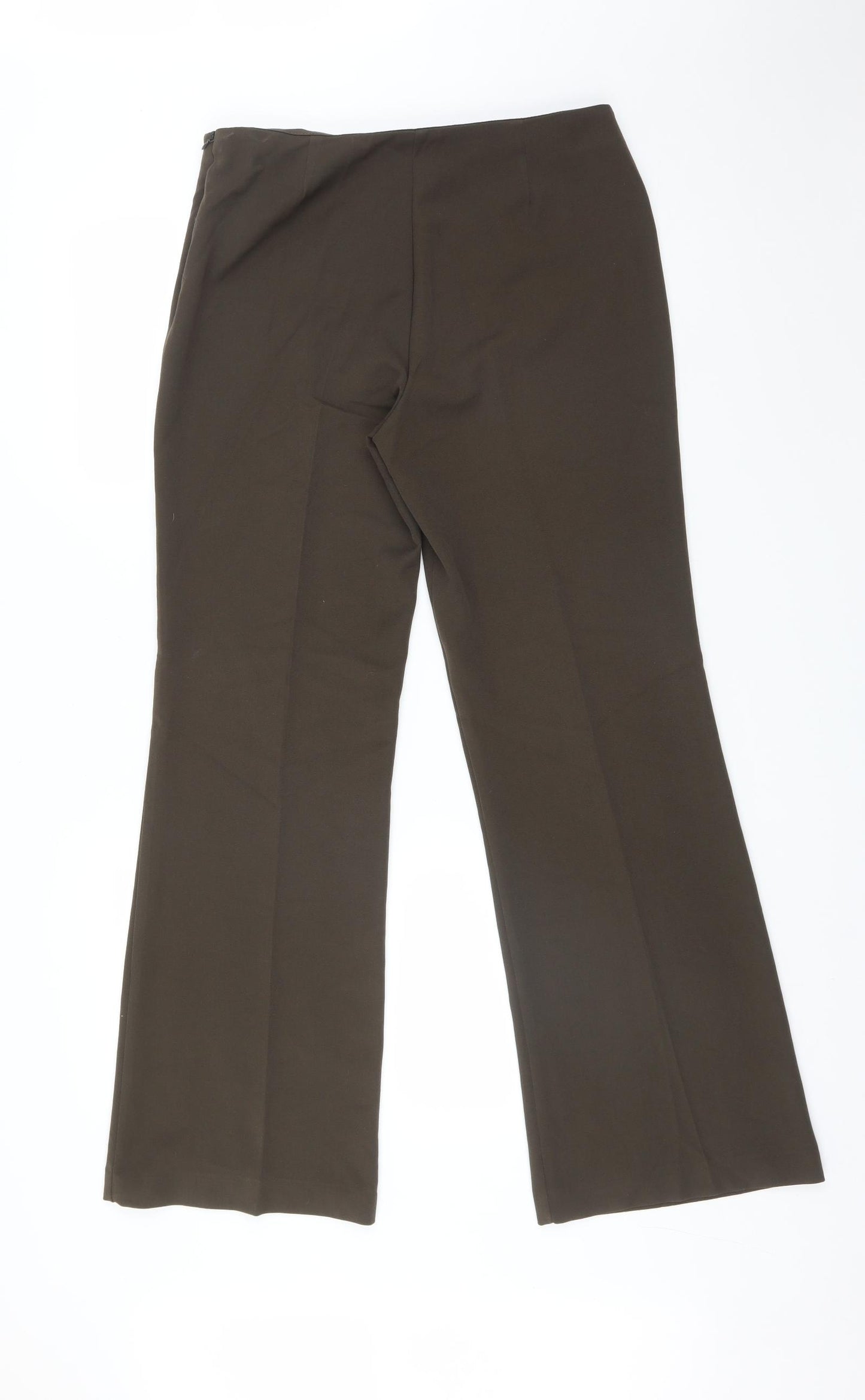 Papaya Womens Brown   Trousers  Size 12 L30 in