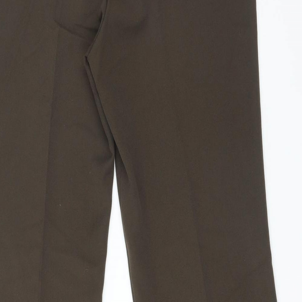 Papaya Womens Brown   Trousers  Size 12 L30 in