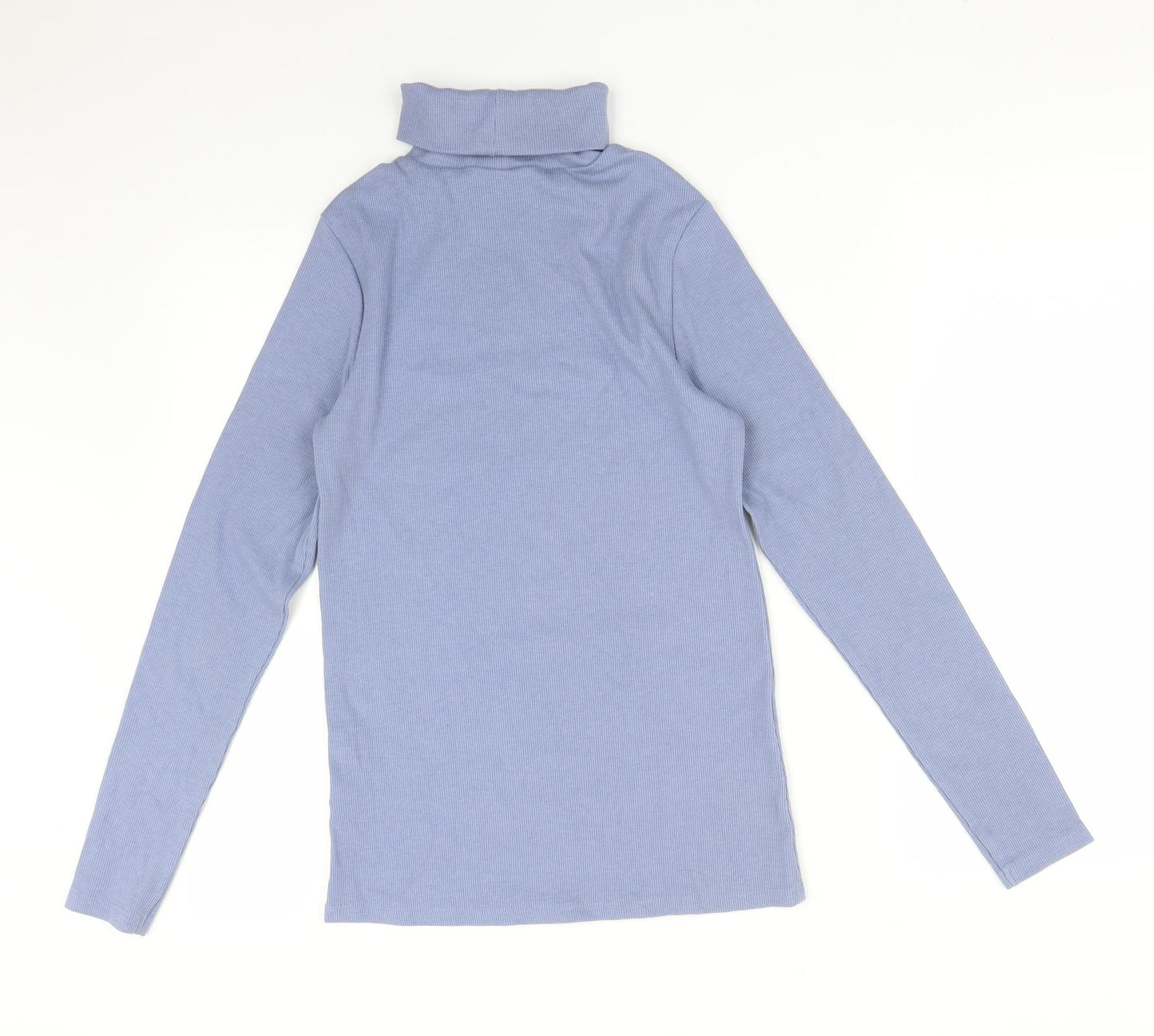 George Womens Purple Striped  Basic T-Shirt Size 10