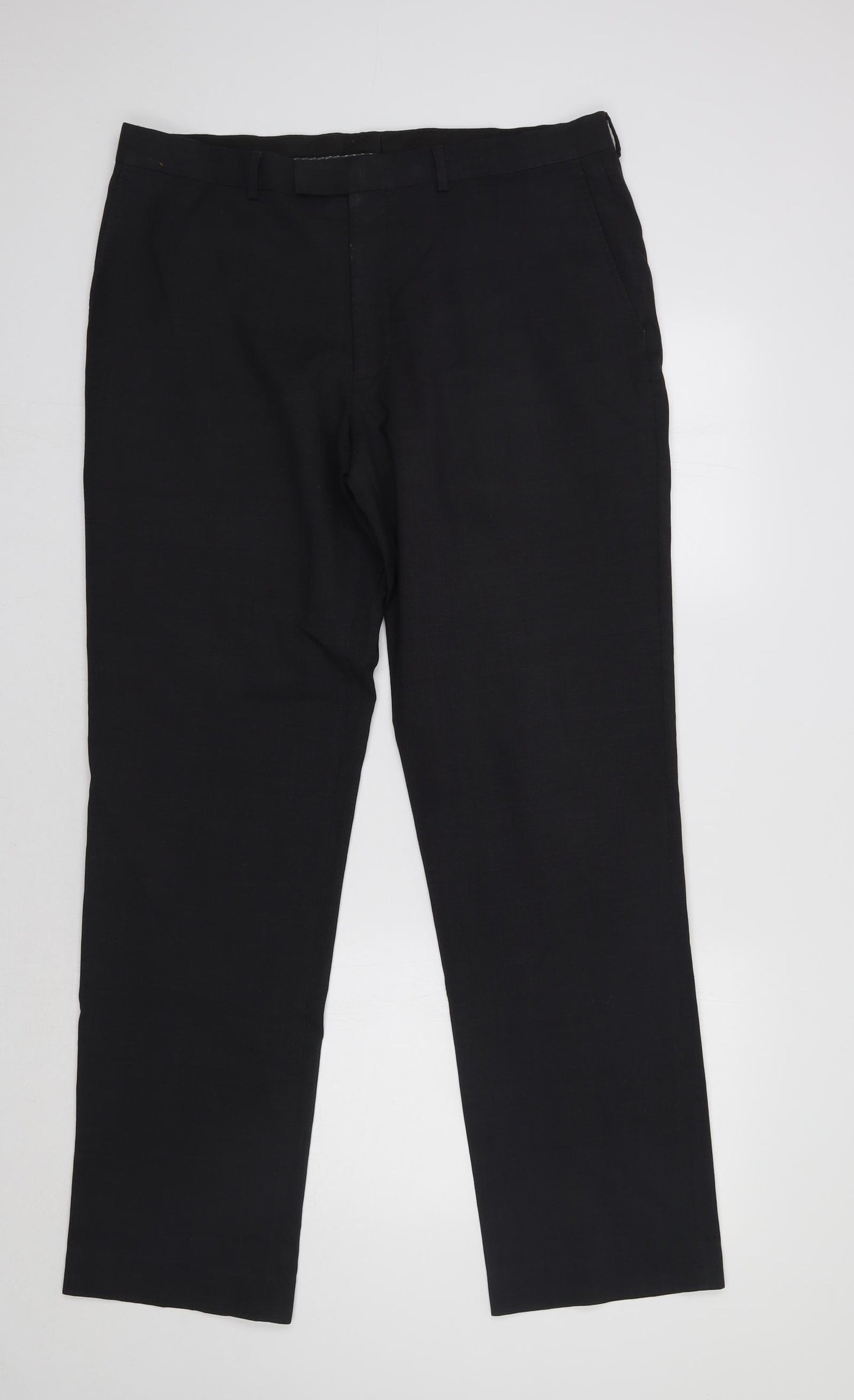 NEXT Mens Black   Dress Pants Trousers Size 36 L32 in
