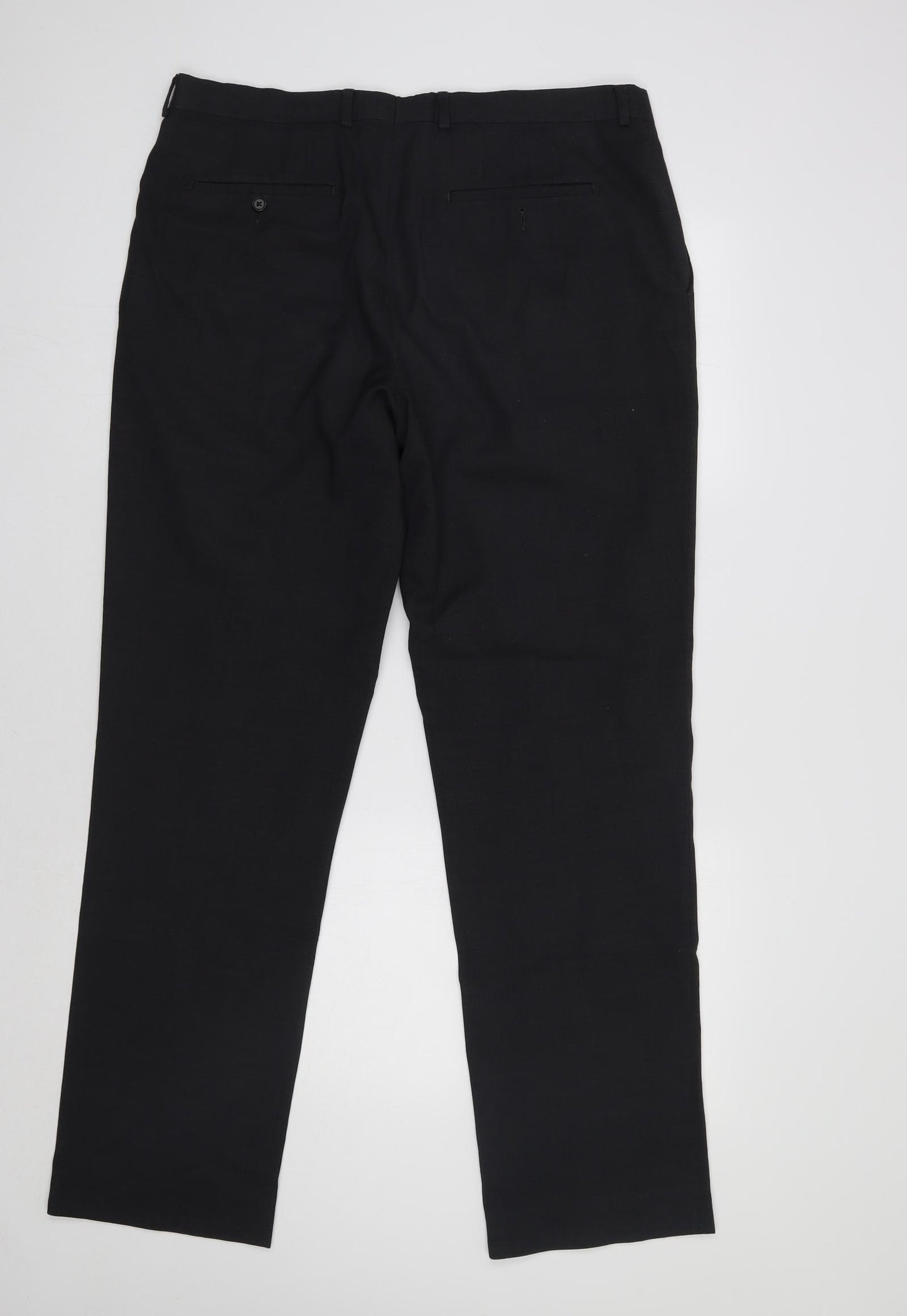 NEXT Mens Black   Dress Pants Trousers Size 36 L32 in
