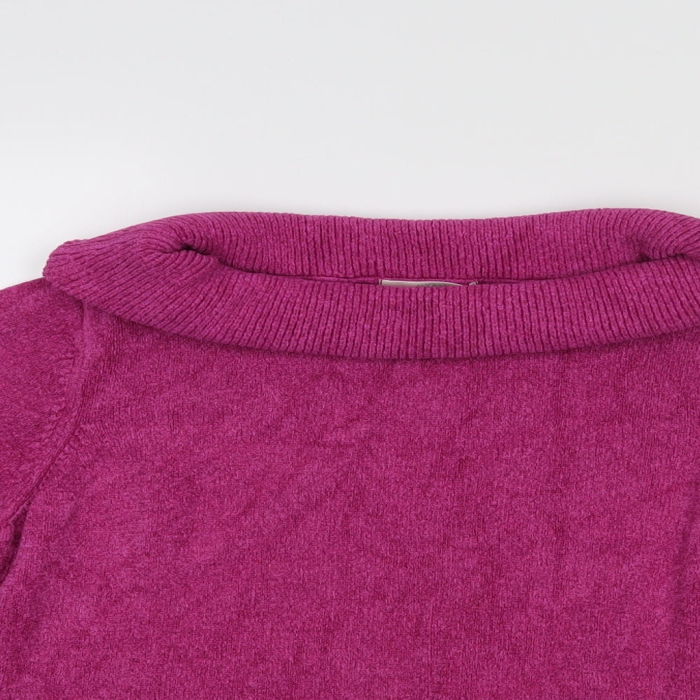 M&S Womens Pink   Pullover Jumper Size 16
