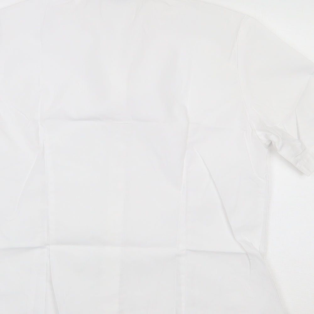 Disley Womens White   Basic Button-Up Size 14