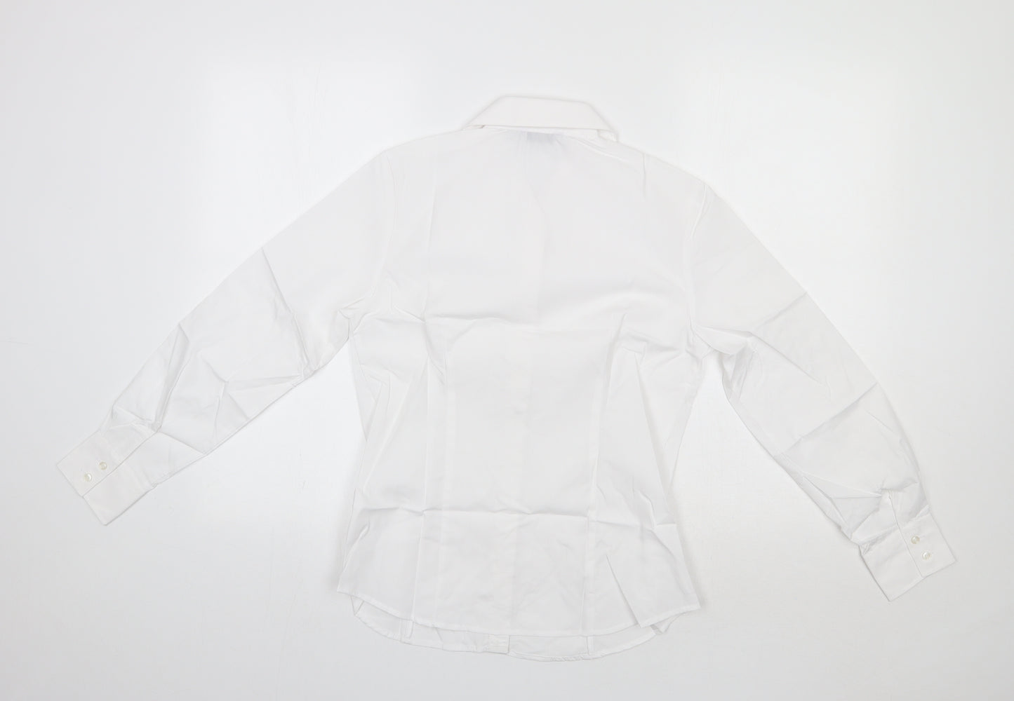 Disley Womens White   Basic Button-Up Size 8