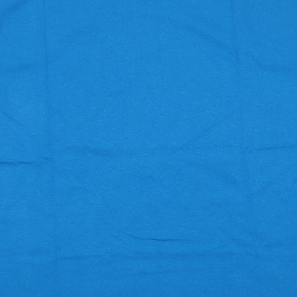 Gildan Mens Blue    T-Shirt Size XL