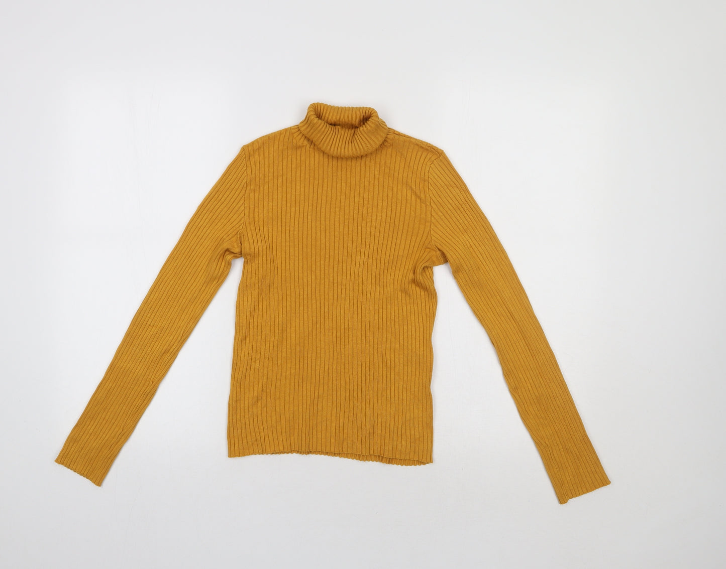 Bershka Womens Yellow   Basic Blouse Size M