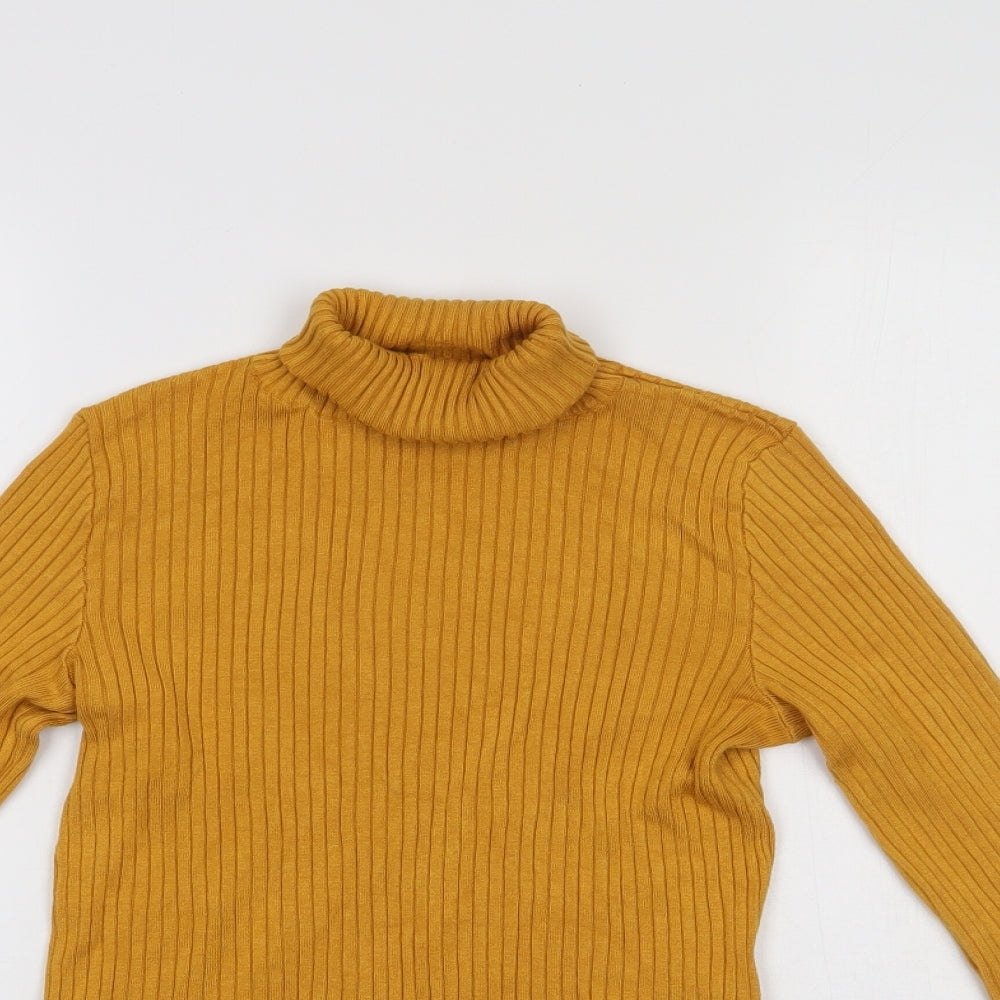 Bershka Womens Yellow   Basic Blouse Size M