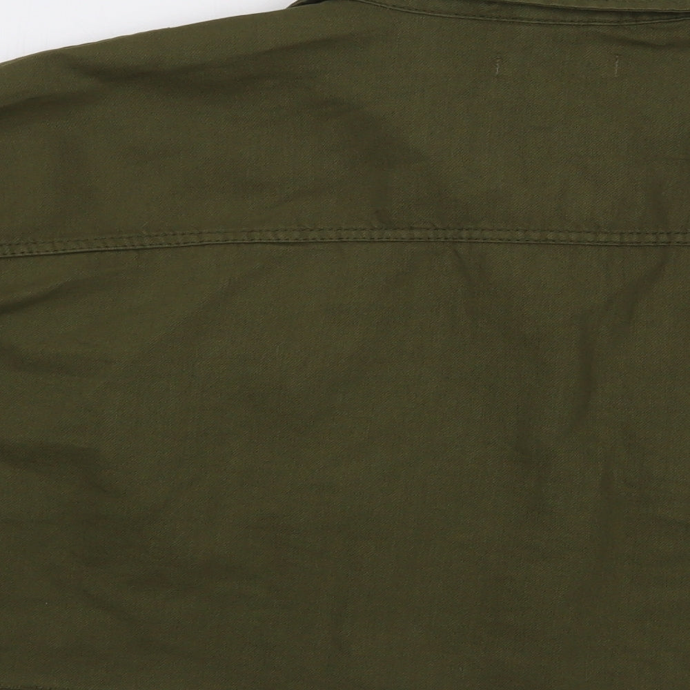 Topshop Womens Green   Jacket  Size M