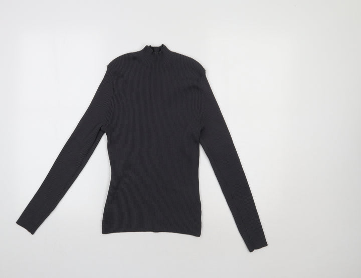 H&M Womens Grey   Pullover Jumper Size M