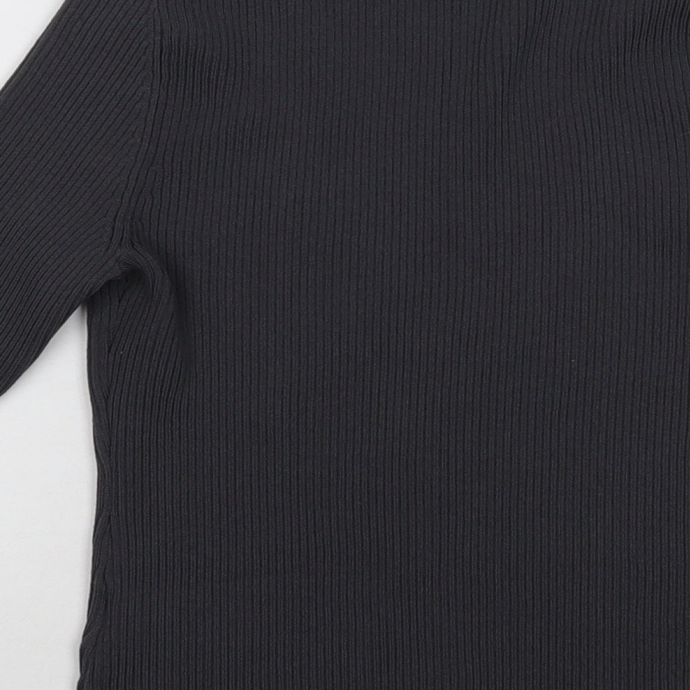 H&M Womens Grey   Pullover Jumper Size M