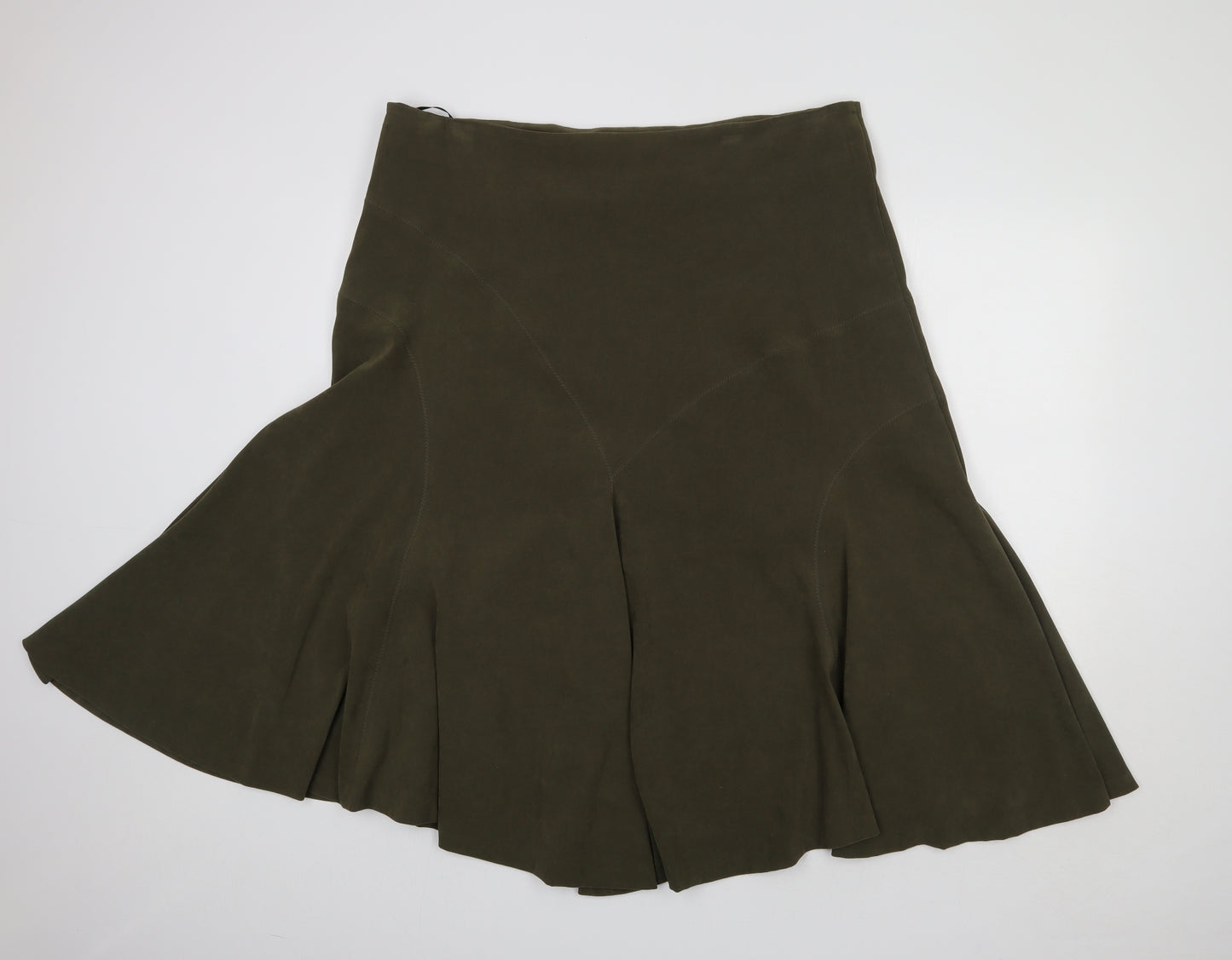 Editions Womens Grey   Flare Skirt Size 22