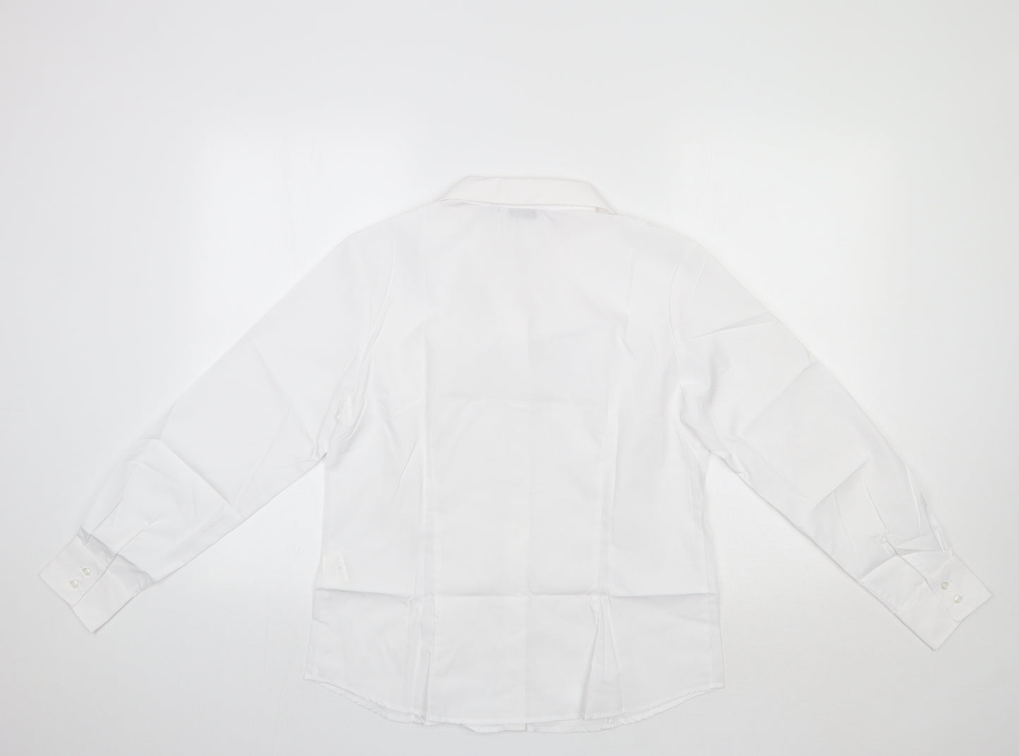 Disley Womens White   Basic Button-Up Size 12