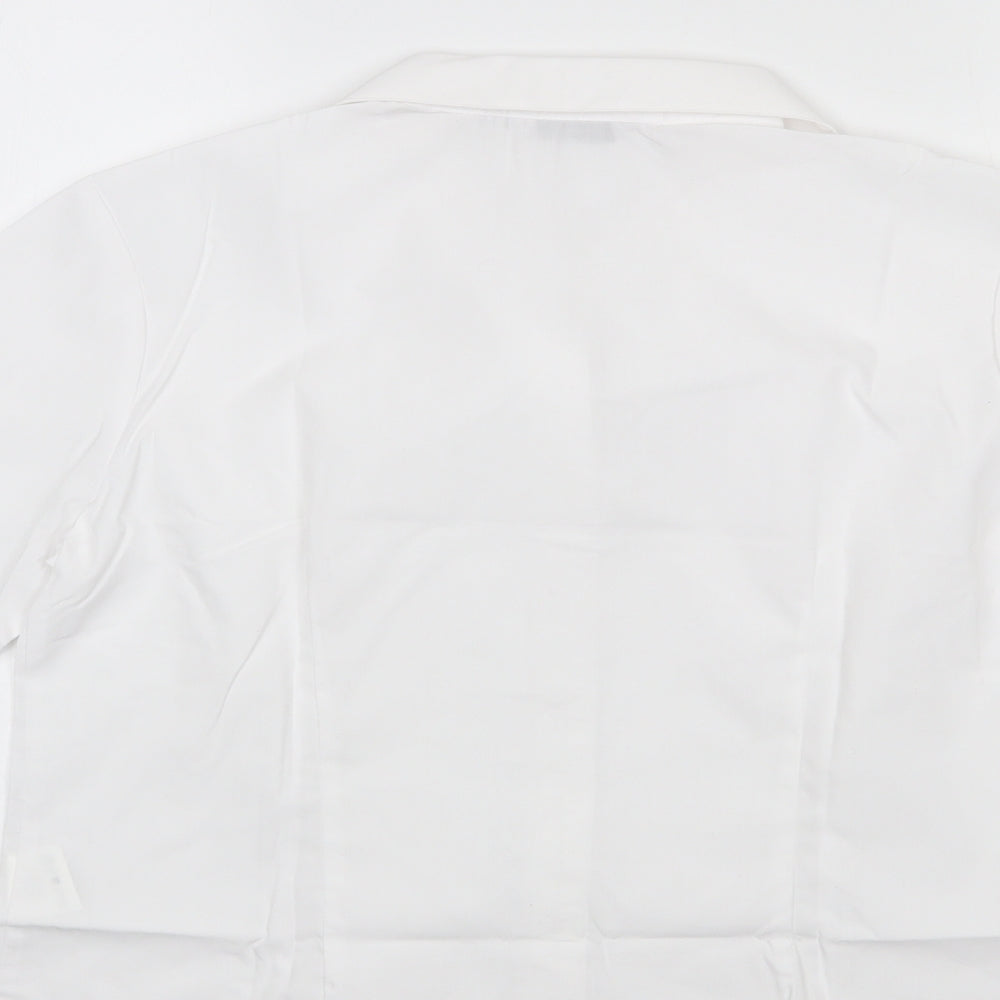 Disley Womens White   Basic Button-Up Size 12